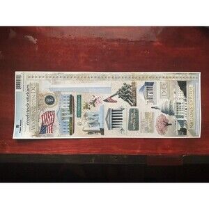 Paper House Cardstock Stickers Washington D C
